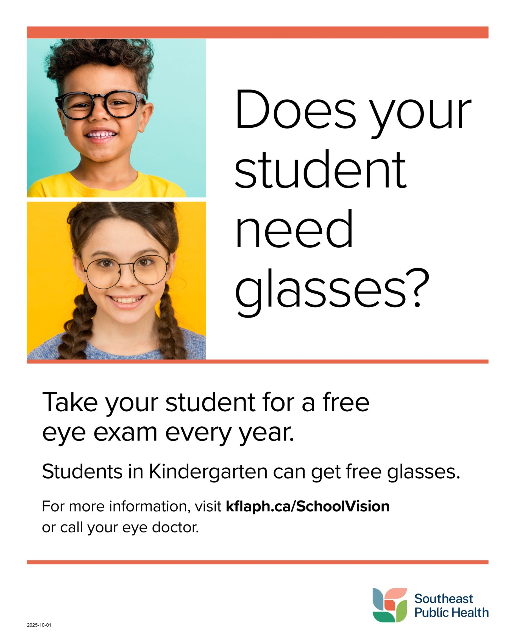 thumbnail 2025 10 01 newsletter insert does your student need glasses
