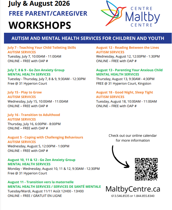 Maltby Summer Workshops 2026