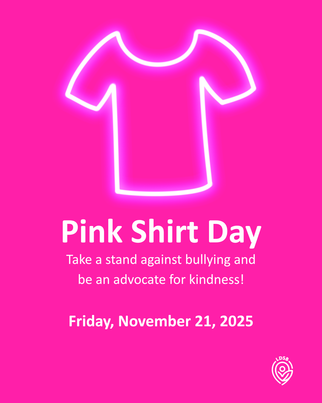 2025 11 01 Pink Shirt Day Social and Newsletter 1 